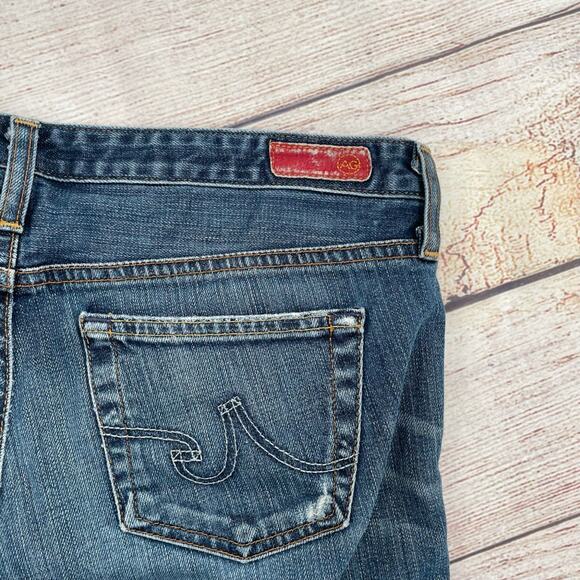 AG Adriano Goldschmied The Malibu Crop Pant Jeans Women's 29 Blue Medium Wash - Picture 6 of 13